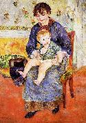 Pierre Auguste Renoir, Mere et enfant